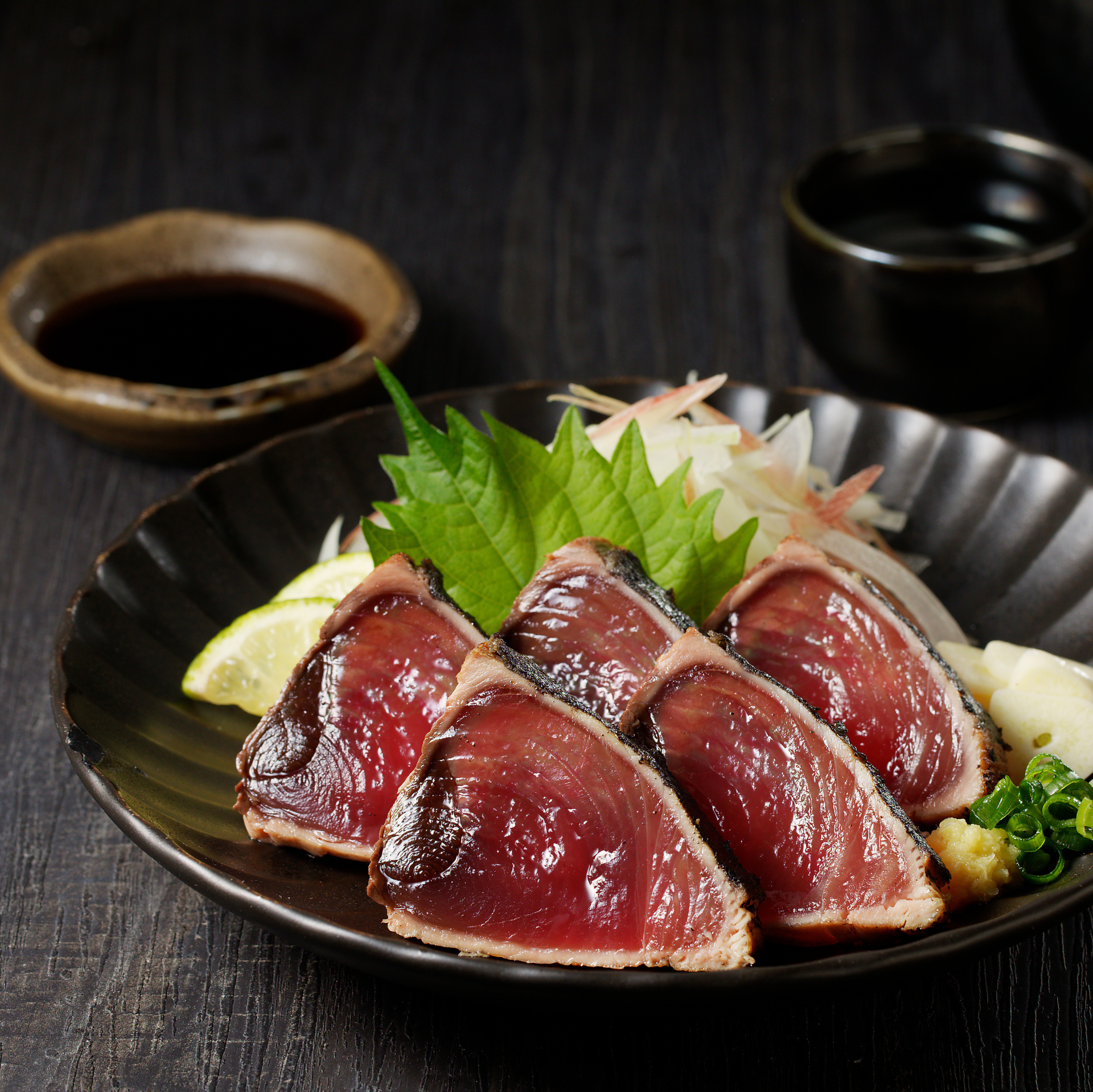 焼津式 かつおのたたき 鬼わら焼き 1.5kg以上(4~7本)ゆずぽん酢たれ付き