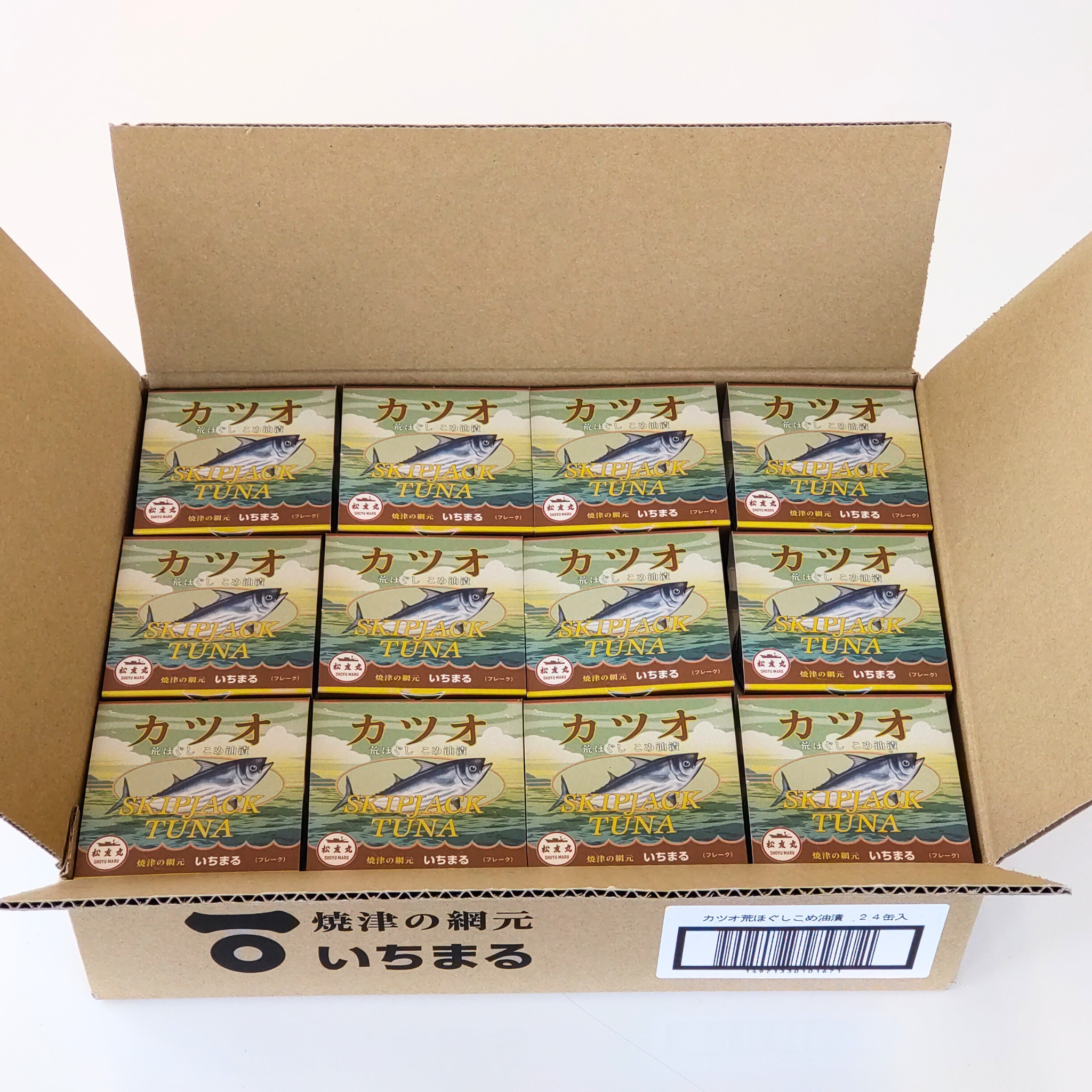 カツオ 荒ほぐし 缶詰 24缶入り