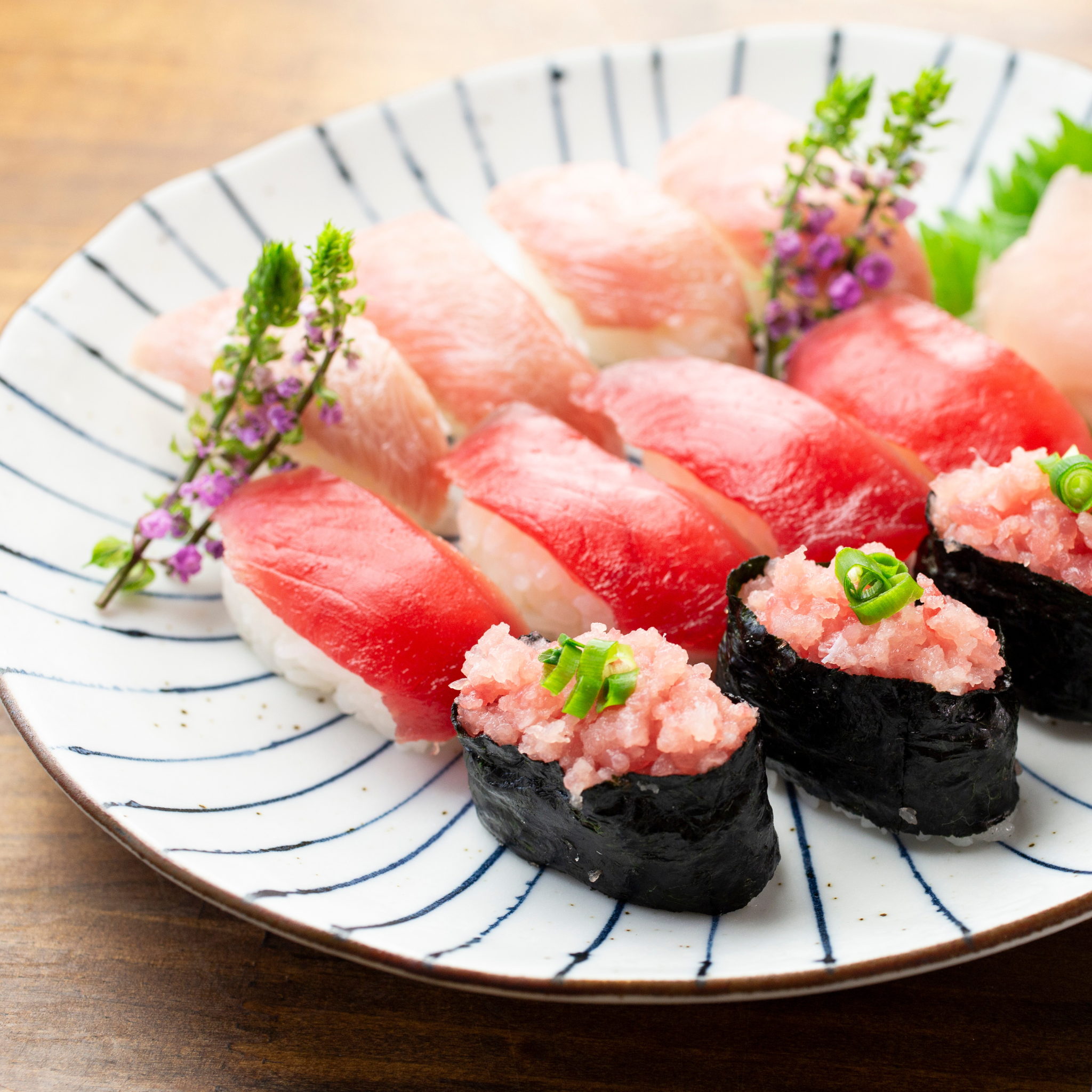 天然まぐろ 三種の生タタキ ( 80グラム×4パック入り )