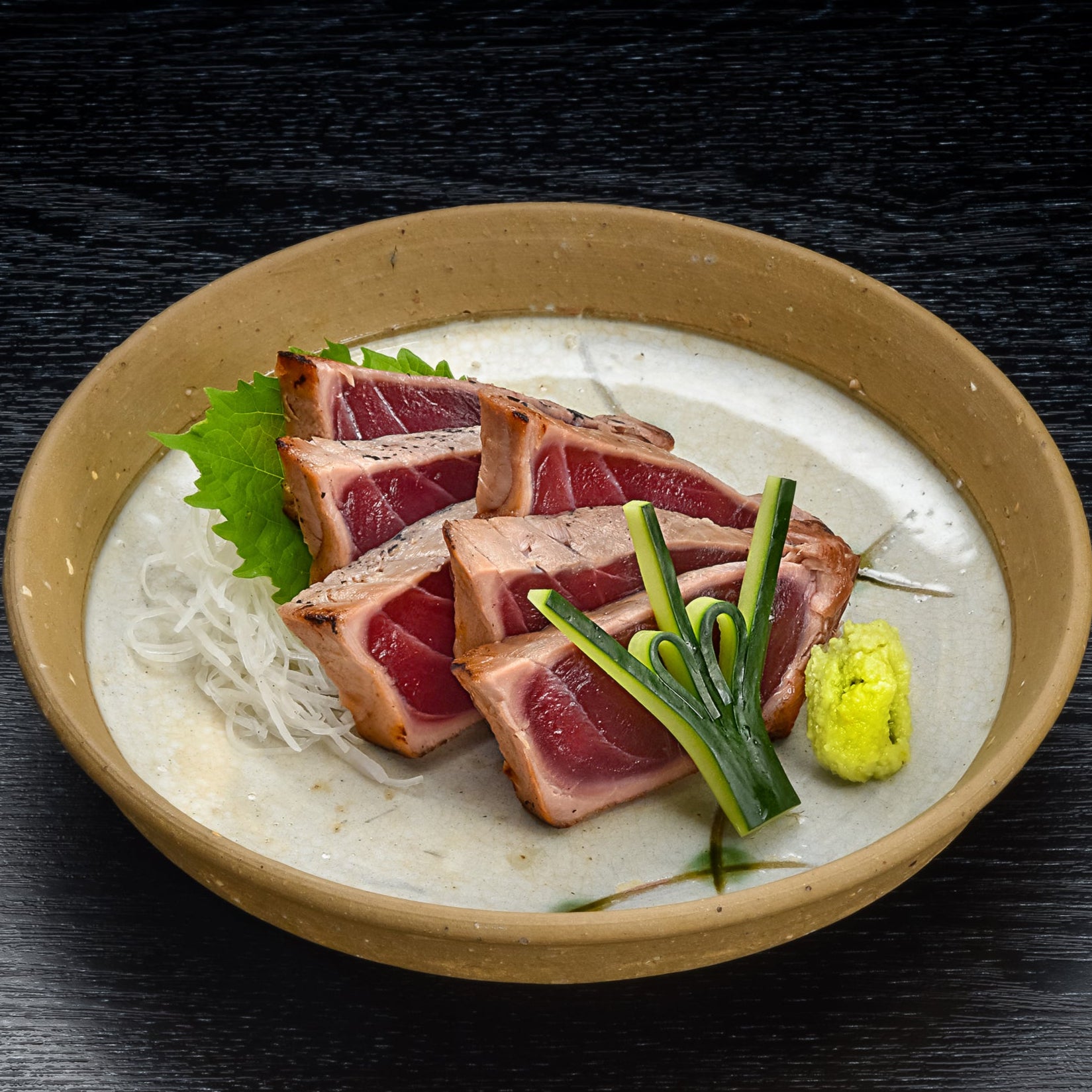 天然南まぐろのたたき 鬼わら焼き(赤身)