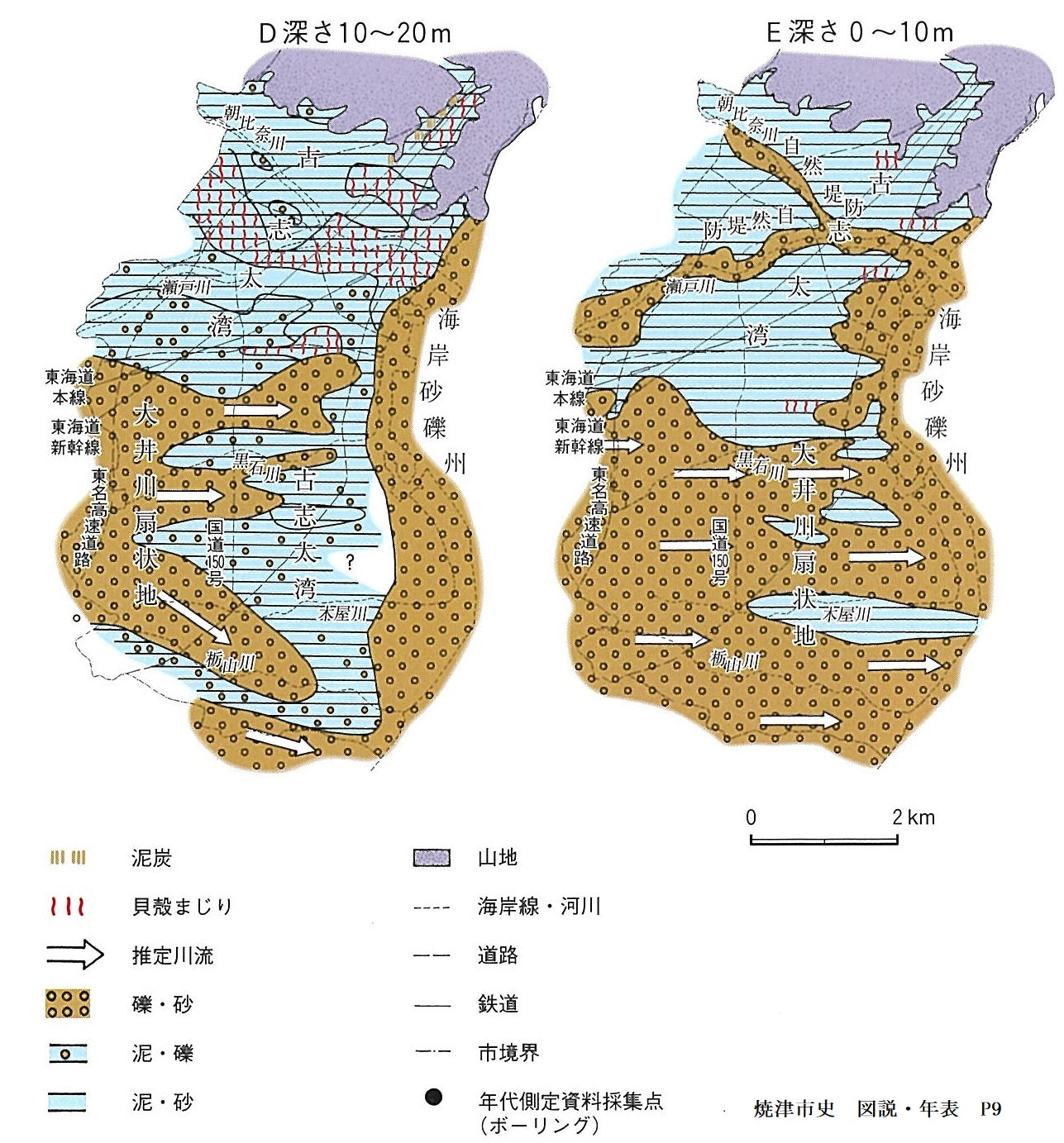太古から大きく変化してきた志太平野